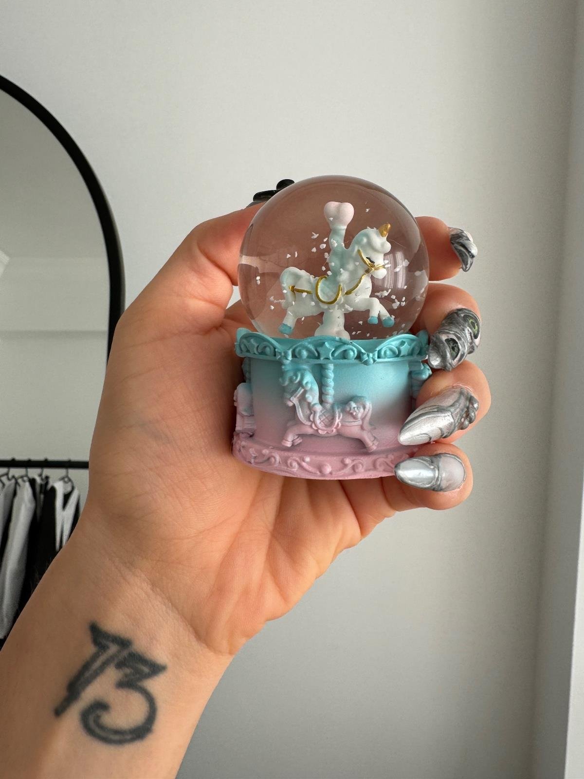 Atlı Karınca Mini Işıklı Kar Küresi