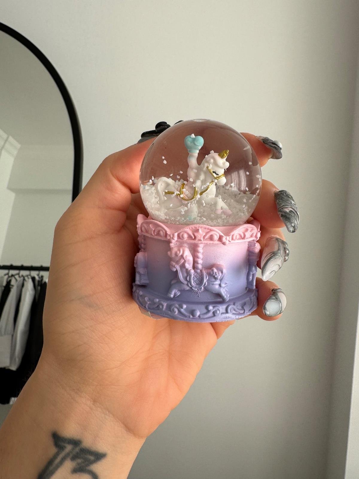 Atlı Karınca Mini Işıklı Kar Küresi