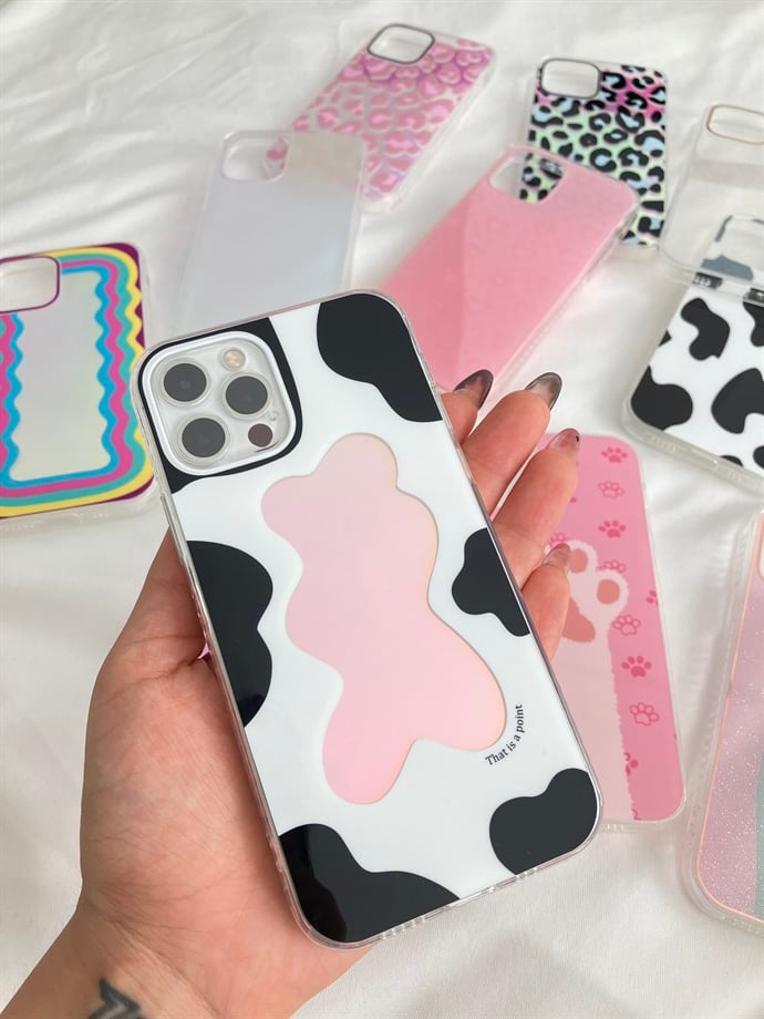 Aynalı İnek Iphone Kılıf
