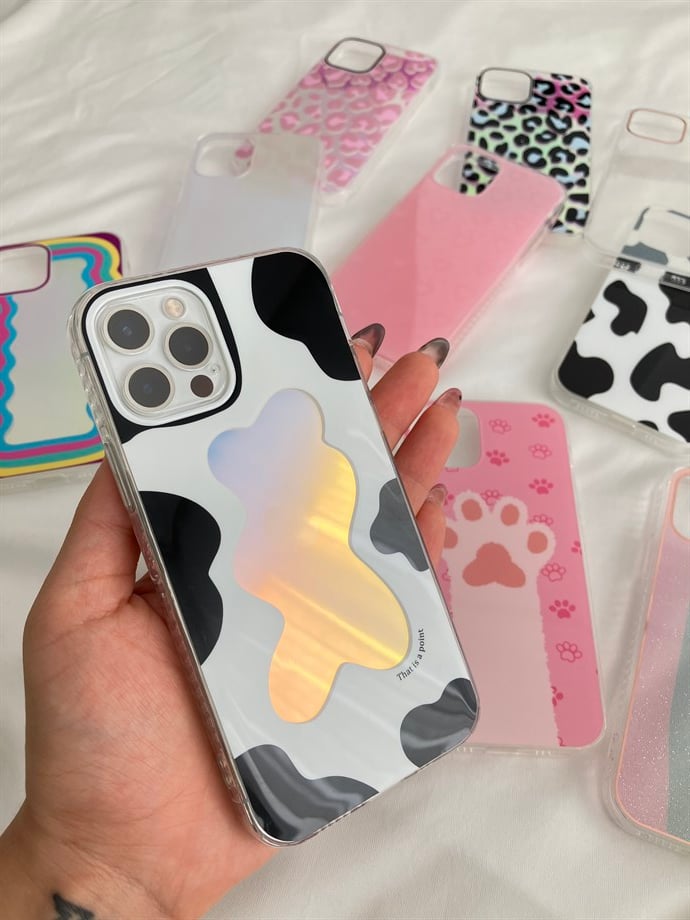 Aynalı İnek Iphone Kılıf