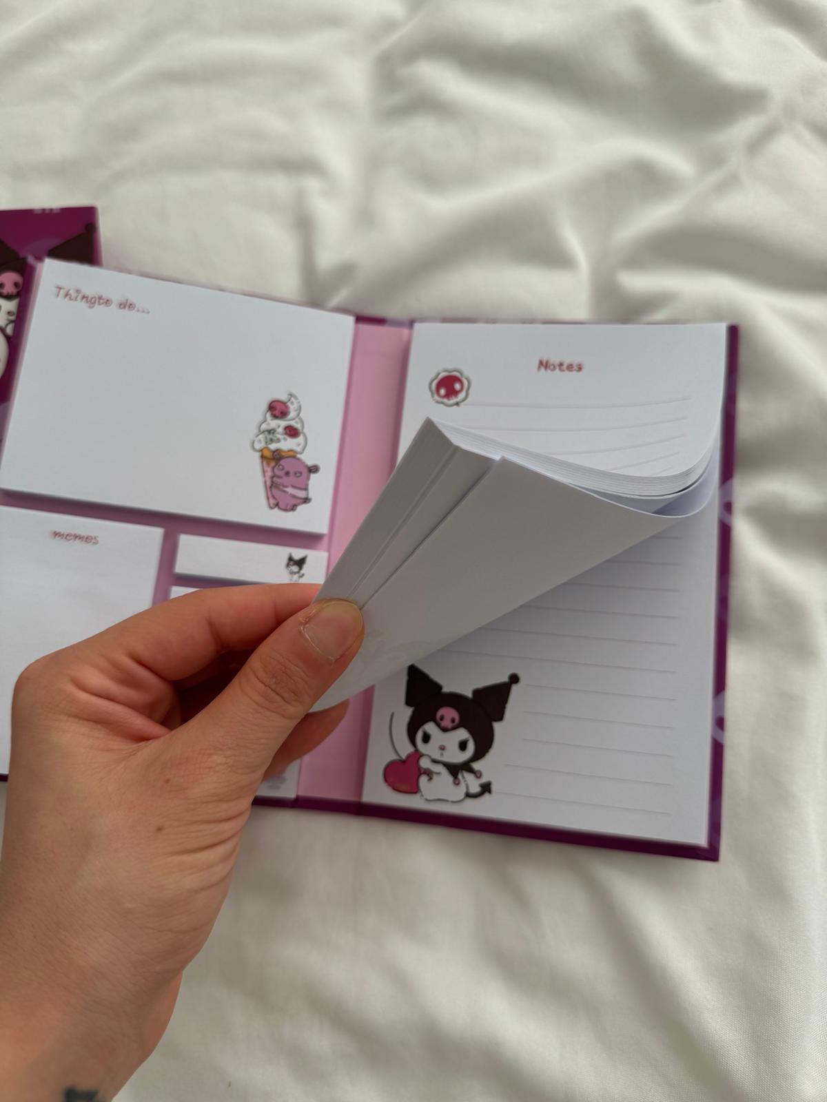 Bad Kuromi Kutulu Not Kağıdı Seti