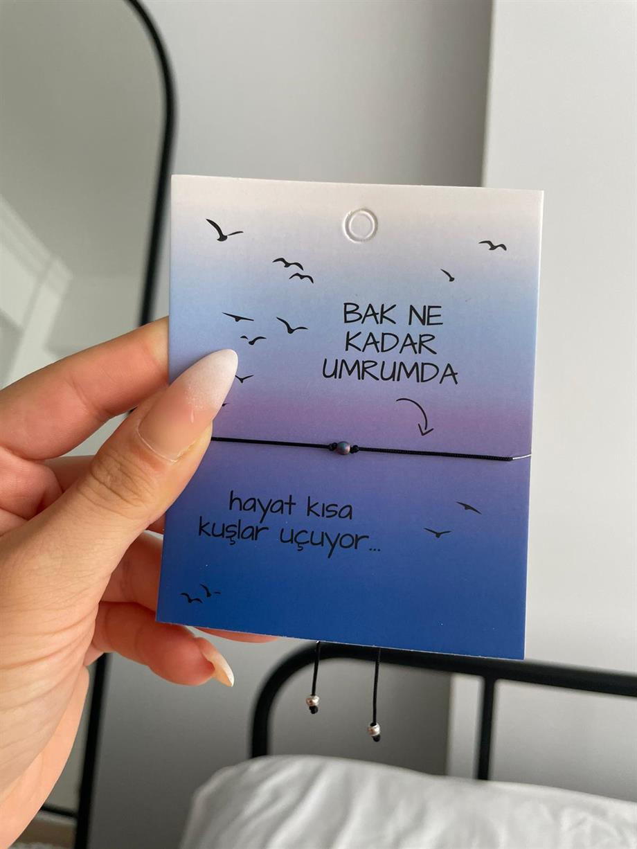 Bak Ne Kadar Umrumda İp Bileklik