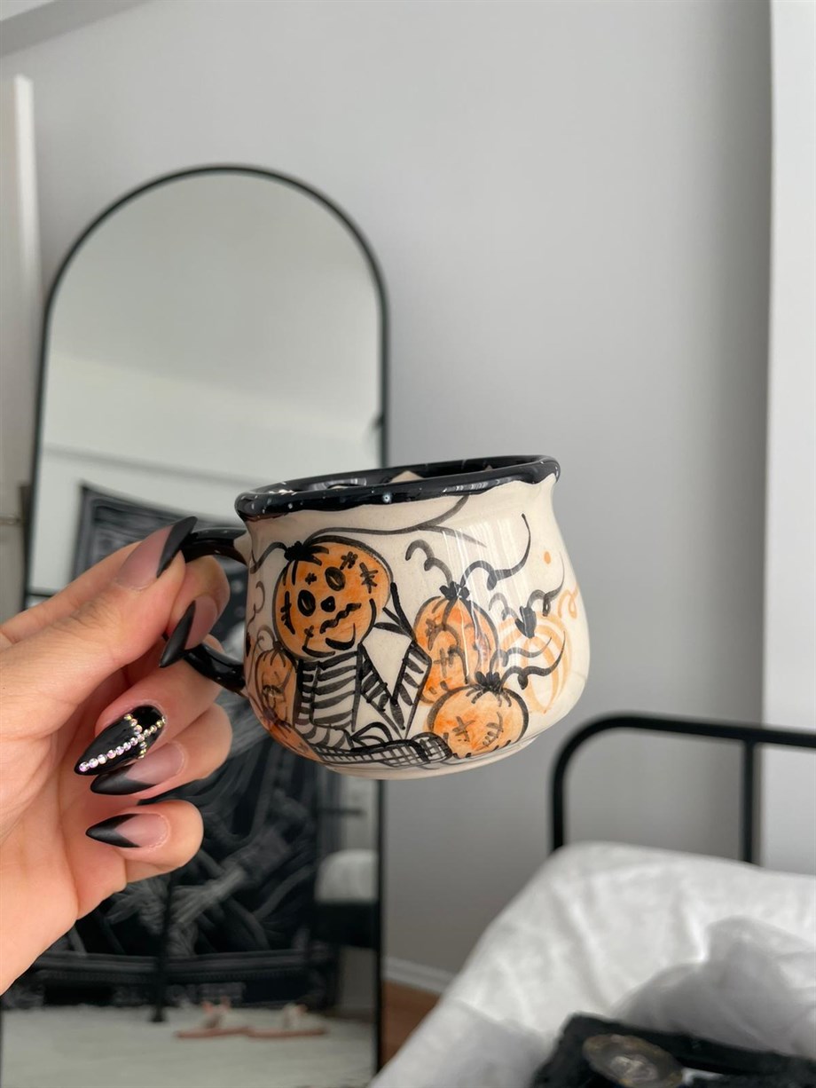 Bal Kabağı Seramik Kupa I Handmade
