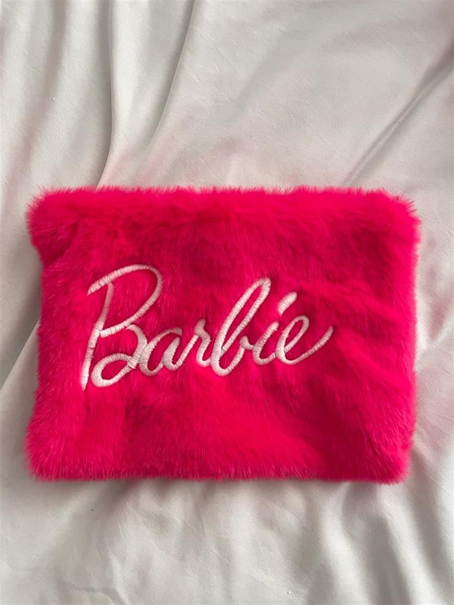 Barbie Dark Pink Extra Soft Peluş Çanta