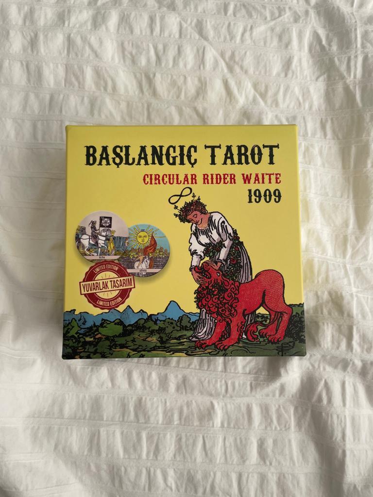 Başlangıç Tarot ve Circular Rider Waite Tarot Kartları I Yuvarlak Tarot Kartları