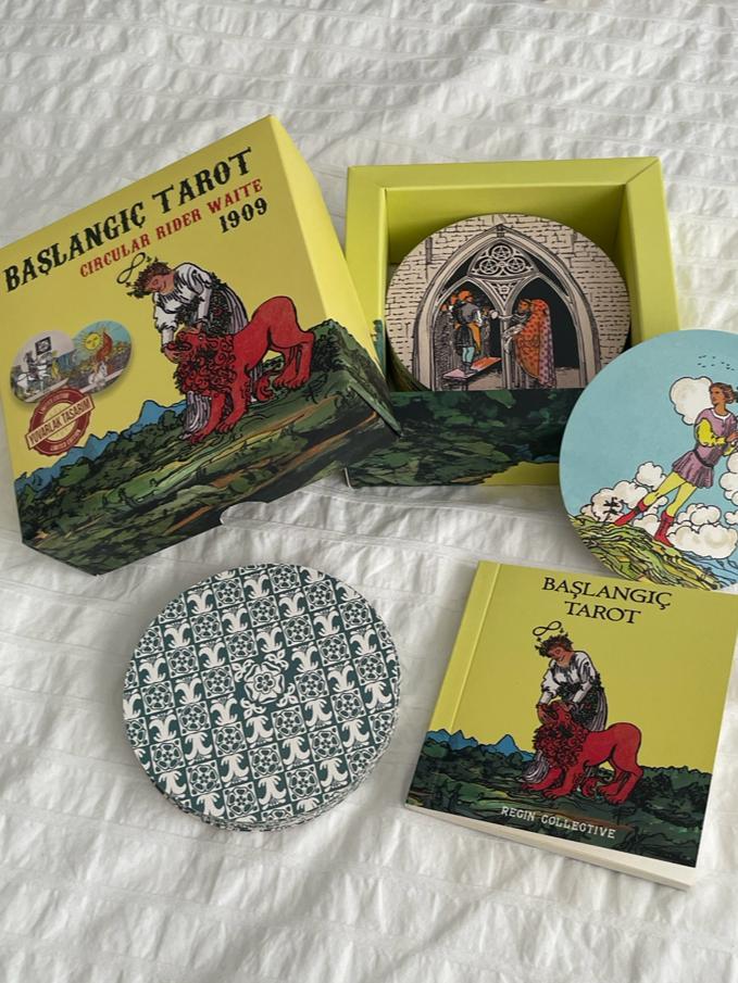 Başlangıç Tarot ve Circular Rider Waite Tarot Kartları I Yuvarlak Tarot Kartları