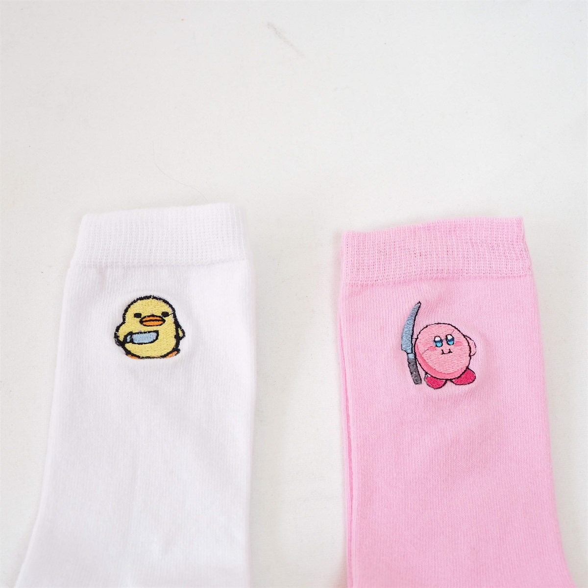 Bela Nakışlı İşlemeli Çorap Seti 2'li