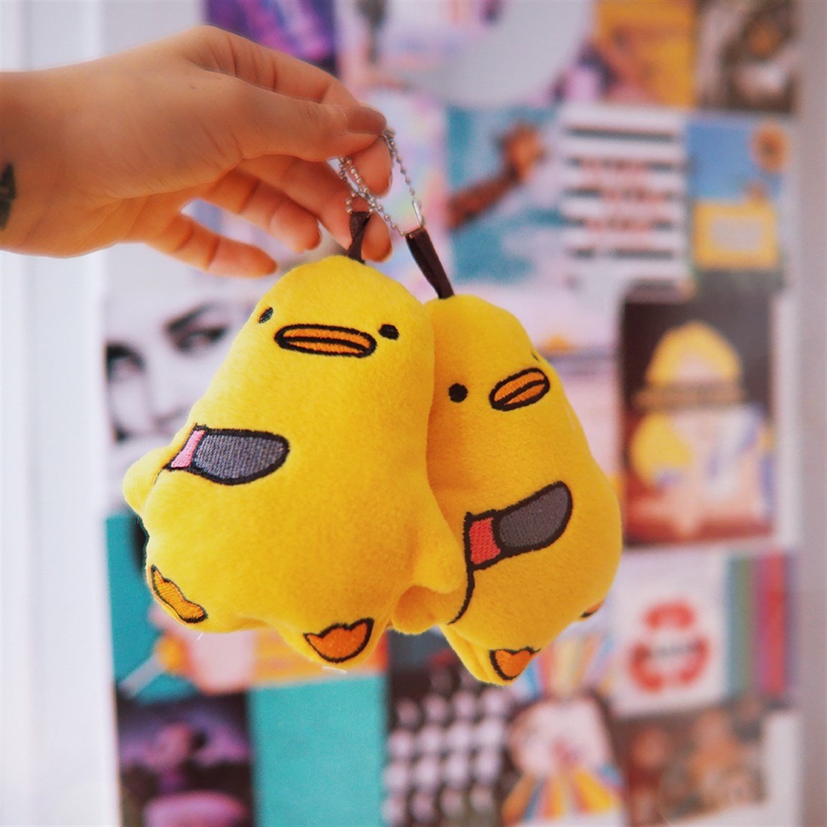 Belalı Civciv Peluş Anahtarlık