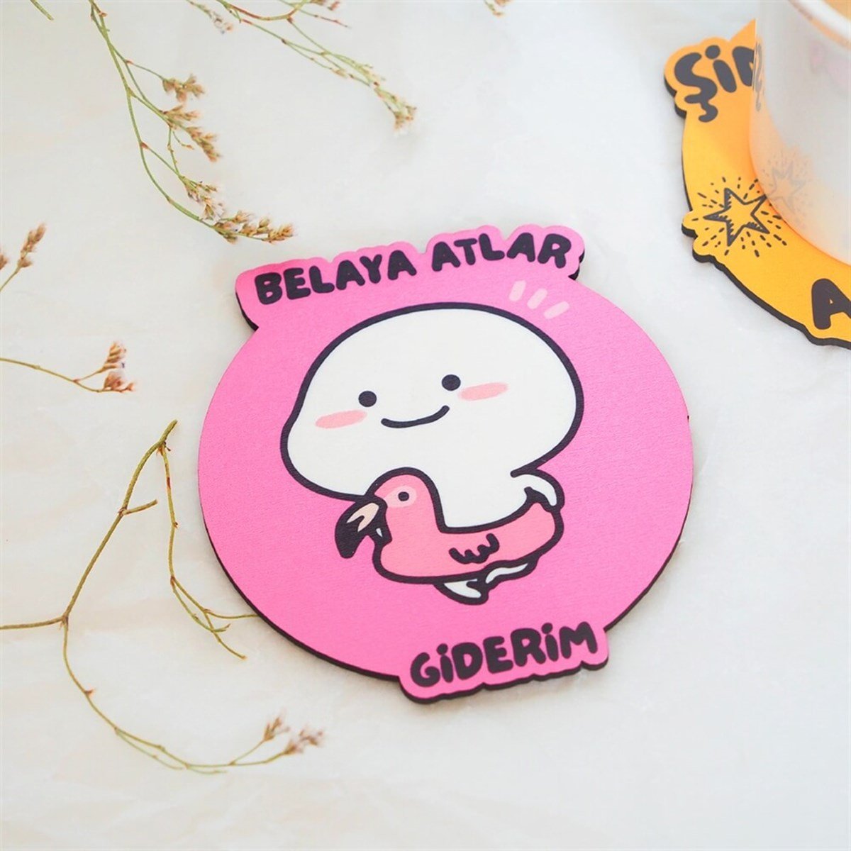 Belaya Atlar Giderim Bardak Altlığı