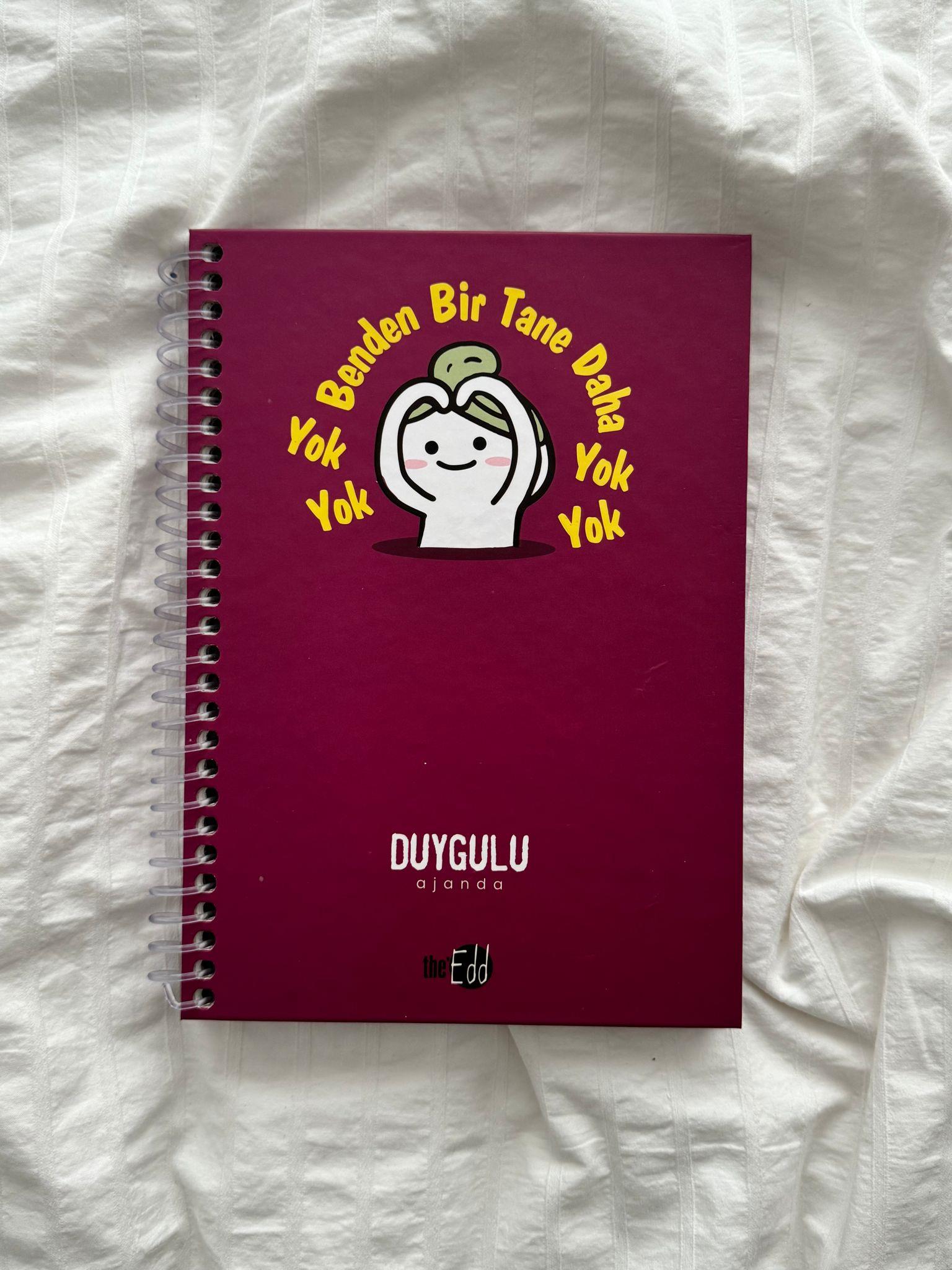 Benden Bir Tane Daha Yok Duygulu Ajanda