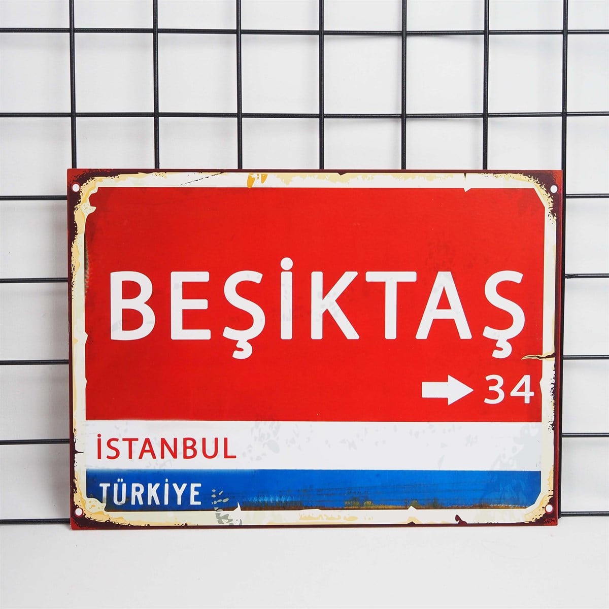 Beşiktaş Ahşap Poster