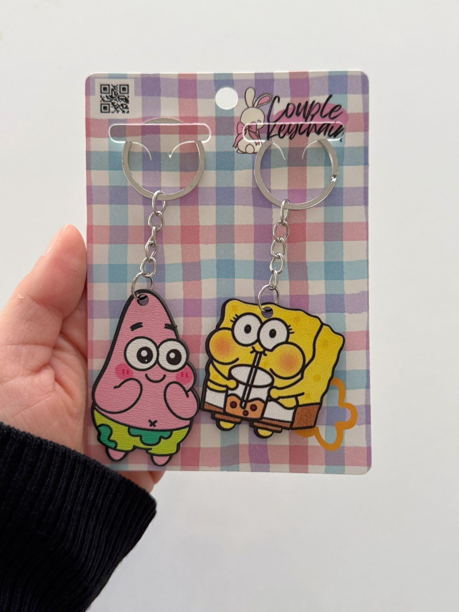 Bestie Sponge 2li Anahtarlık