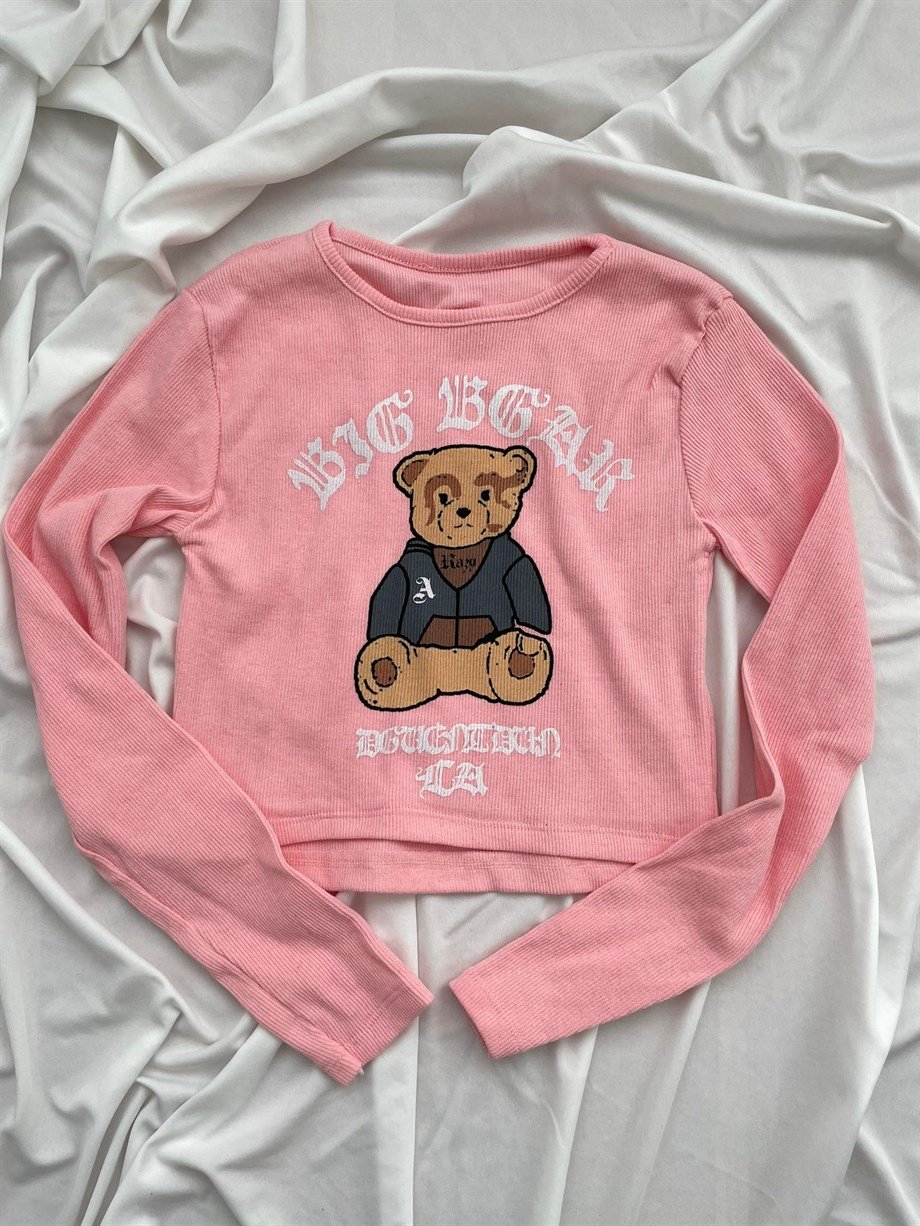 Big Baby Uzun Kollu Body Pembe