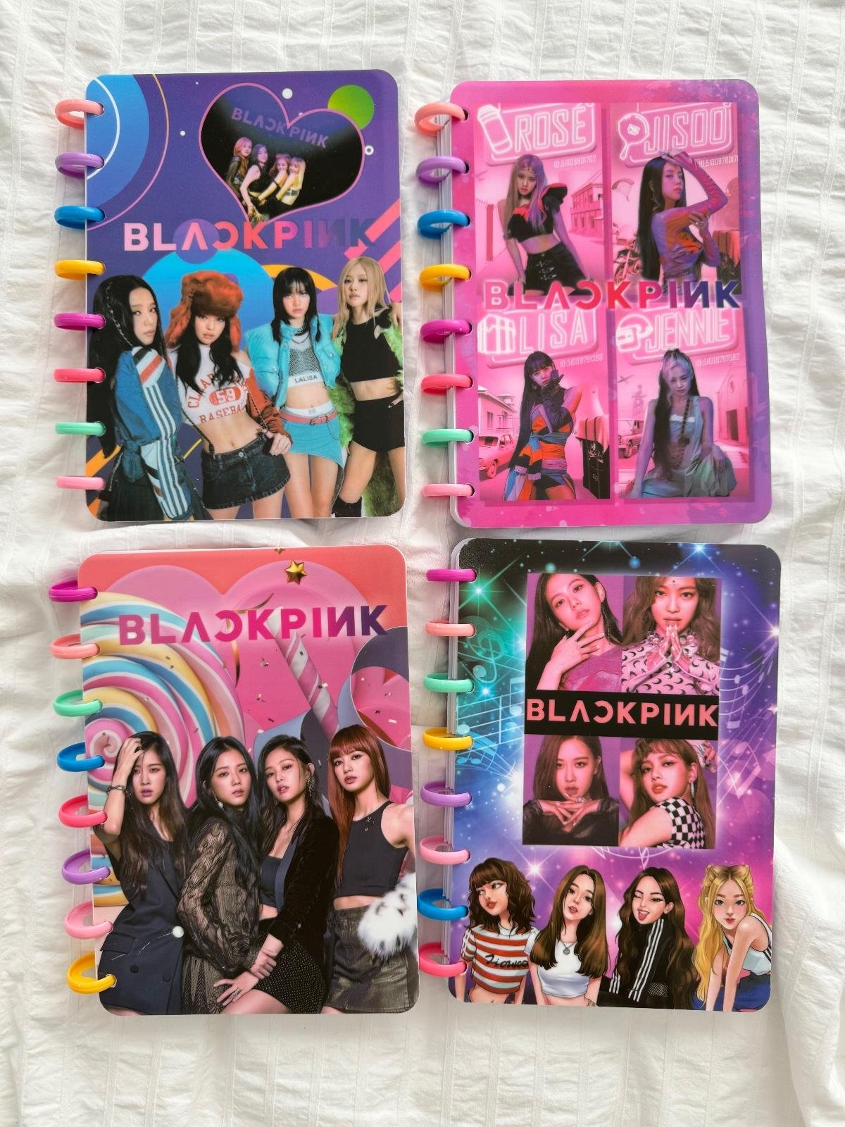 Black Pink 1 Kalp Spiralli Defter