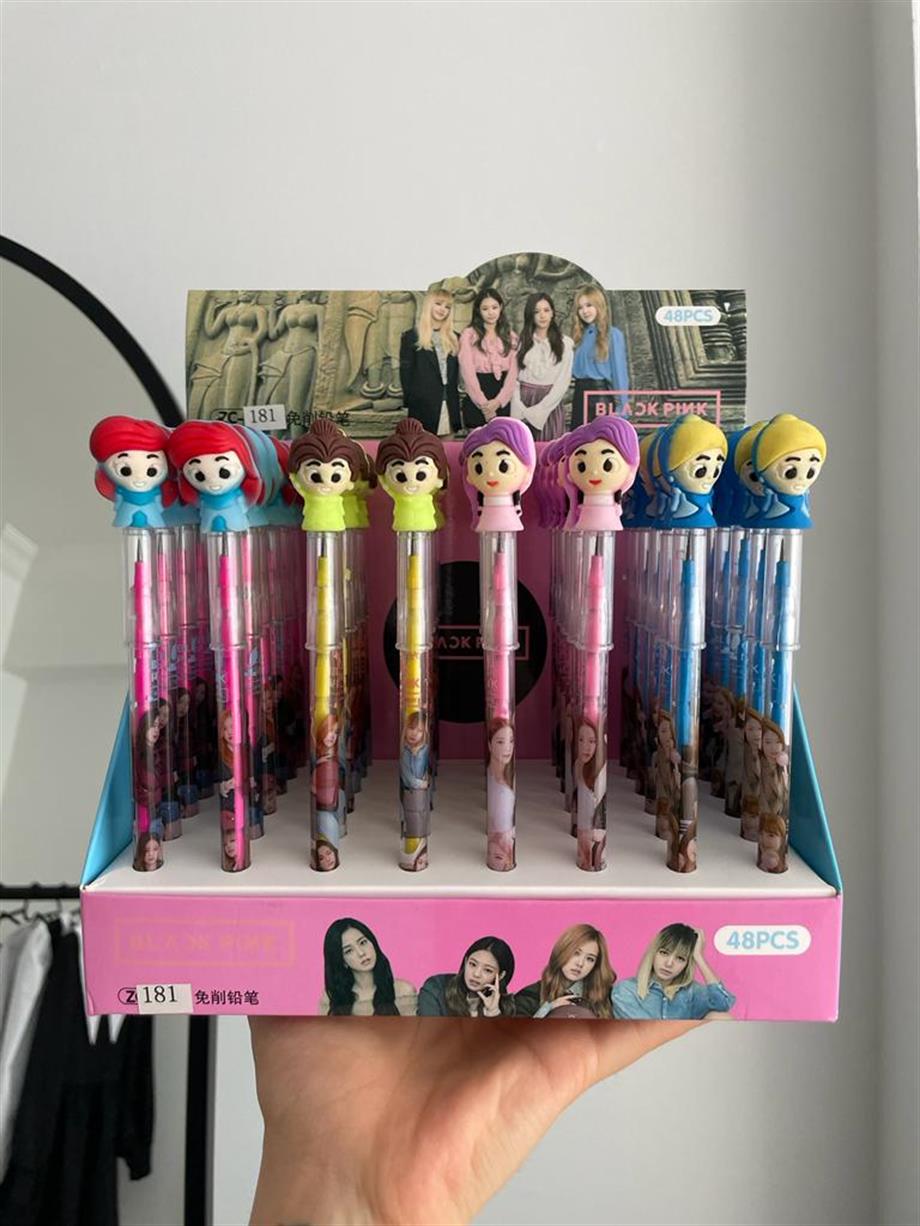 Black Pink Yumurtlayan Kalem 4lü Set