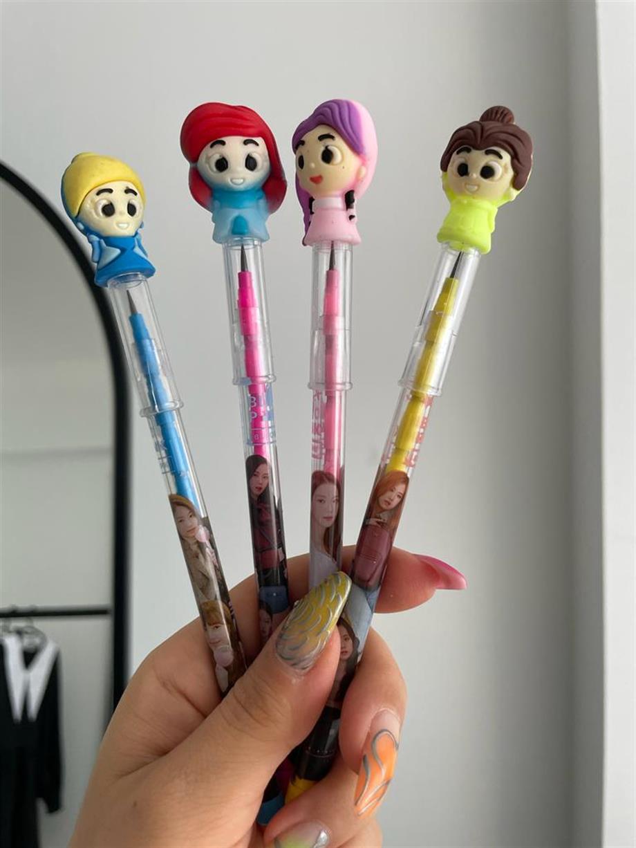 Black Pink Yumurtlayan Kalem 4lü Set