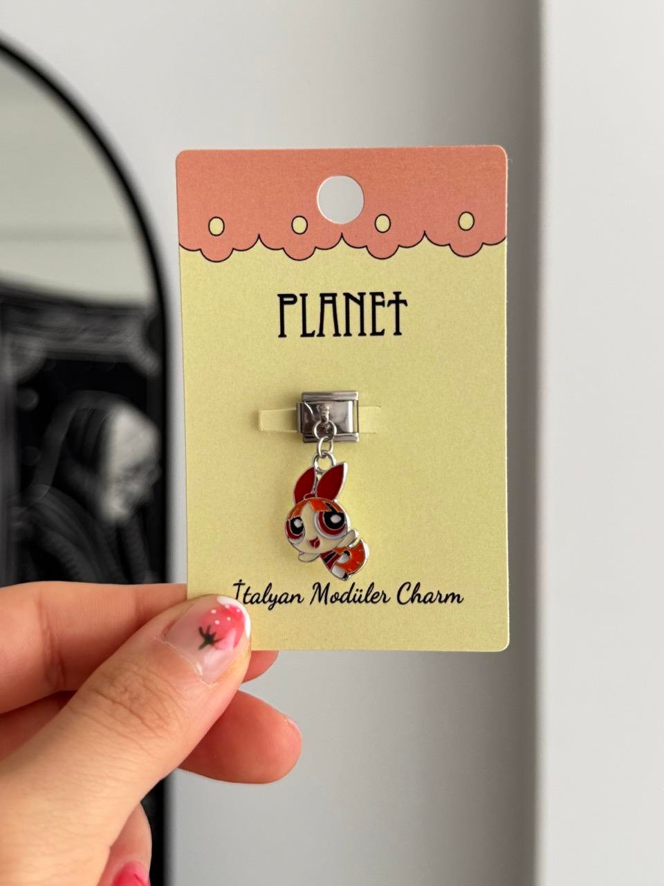 Blossom Sallantılı Kartlı İtalyan Charm