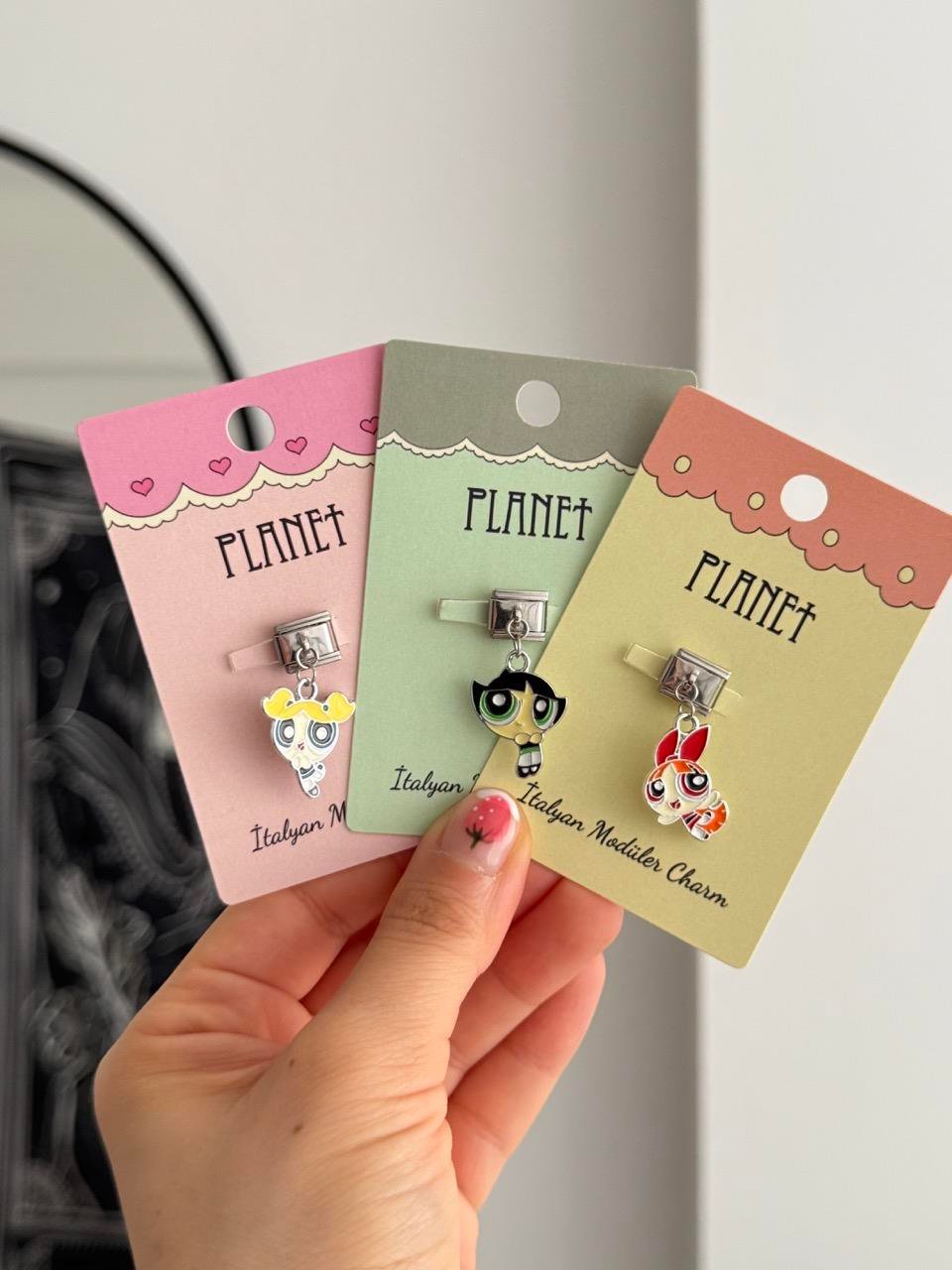 Blossom Sallantılı Kartlı İtalyan Charm