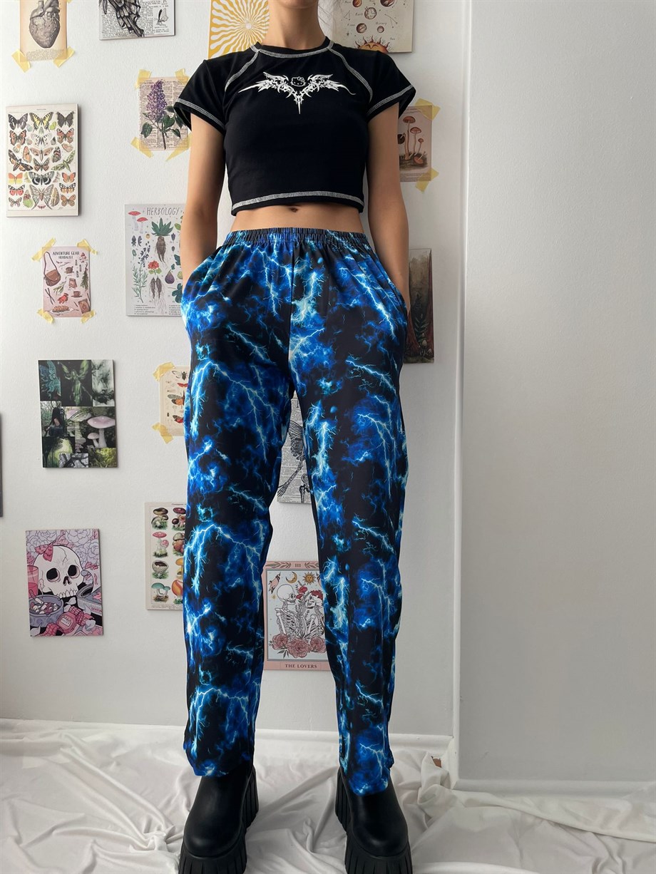 Blue Lightning Unisex Eşofman