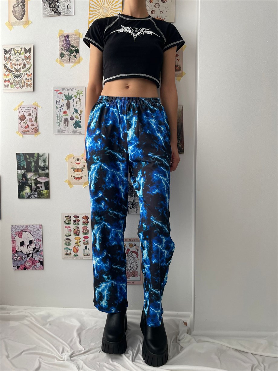 Blue Lightning Unisex Eşofman