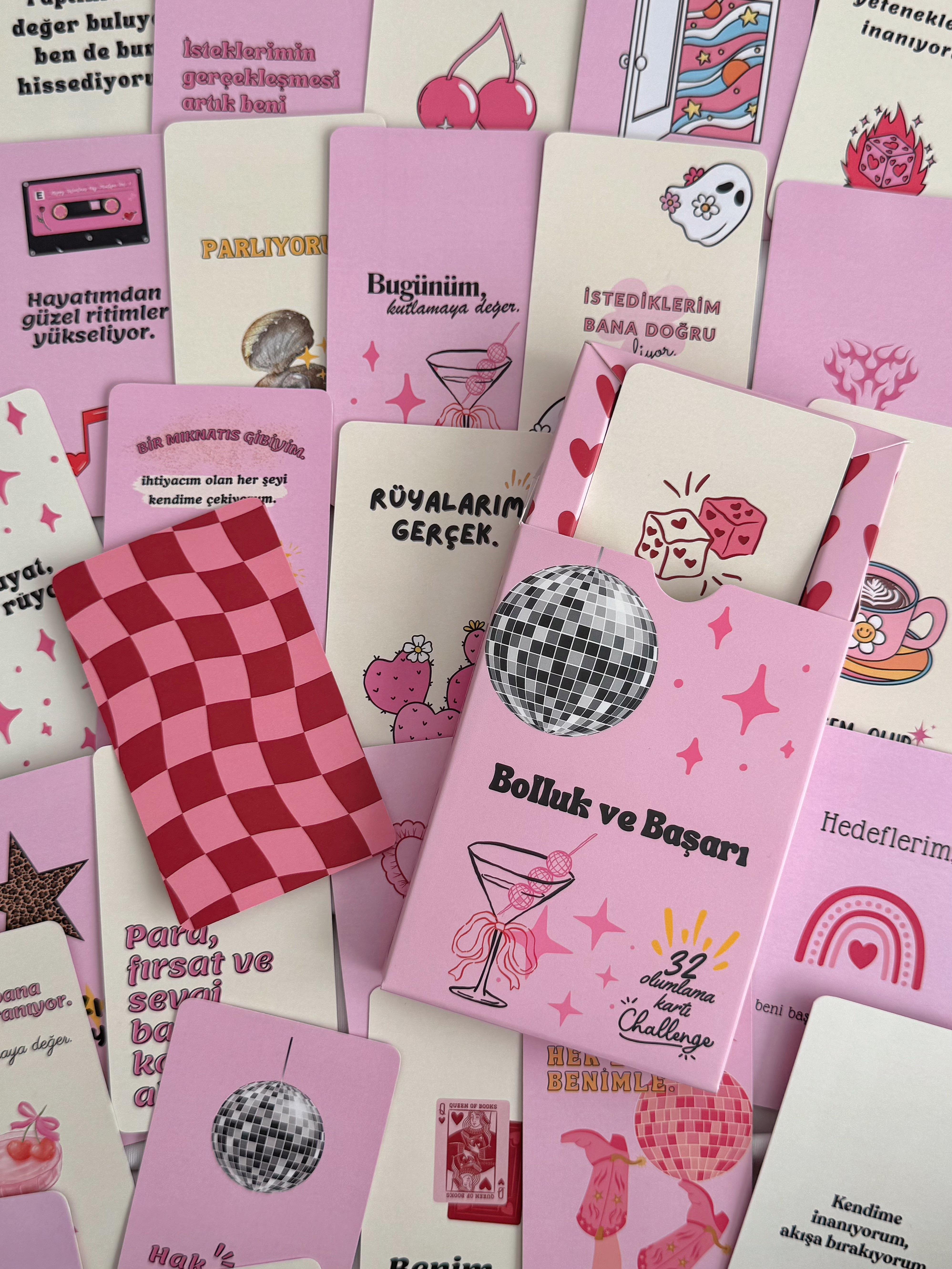 Bolluk ve Başarı 32 Olumlama Kartı