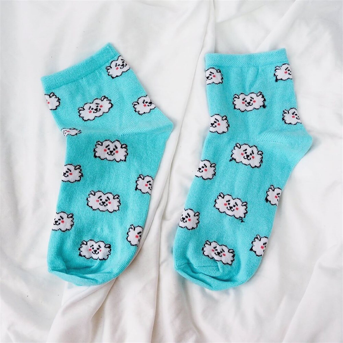 BT21 JR Mavi Çorap