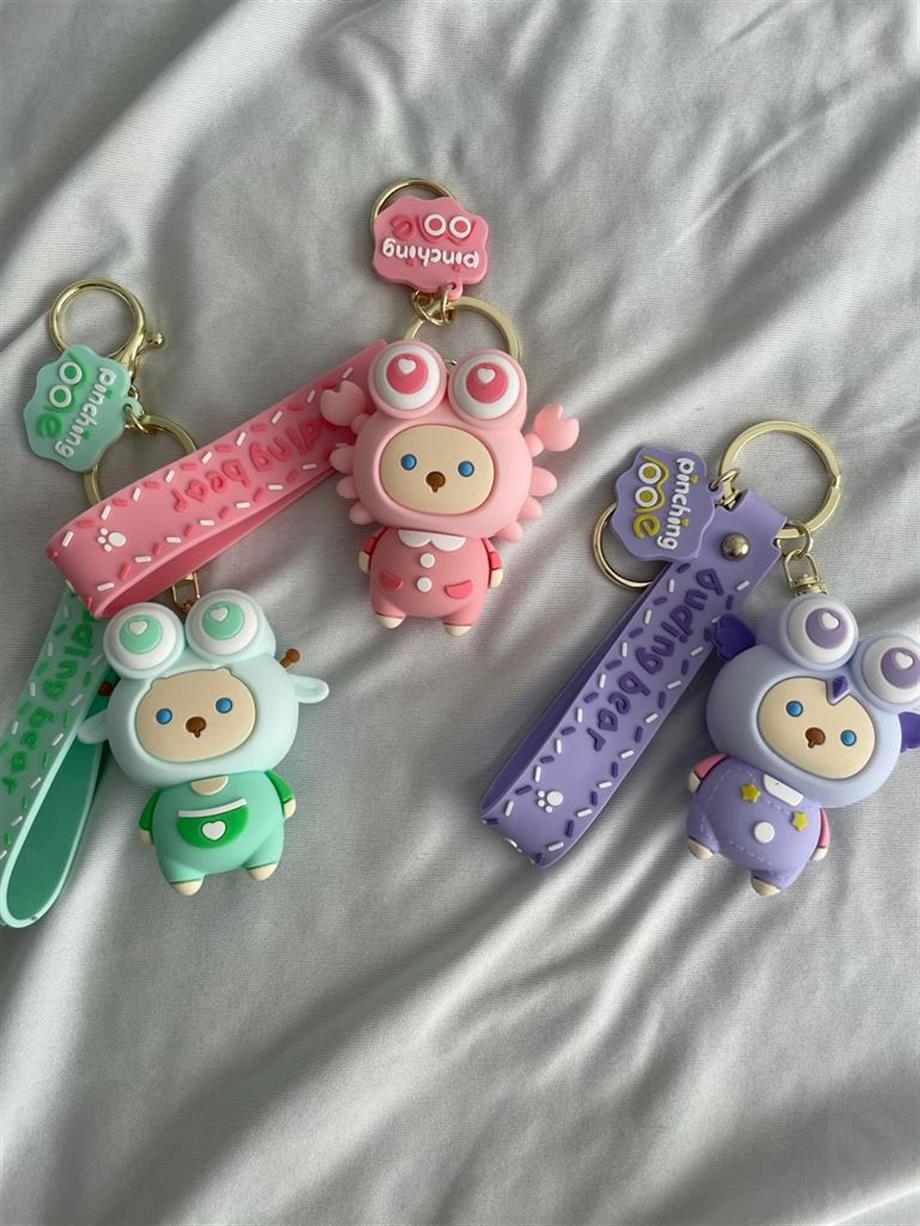 Buding Bear Kawaii Silikon Anahtarlık Renk Seçenekleri