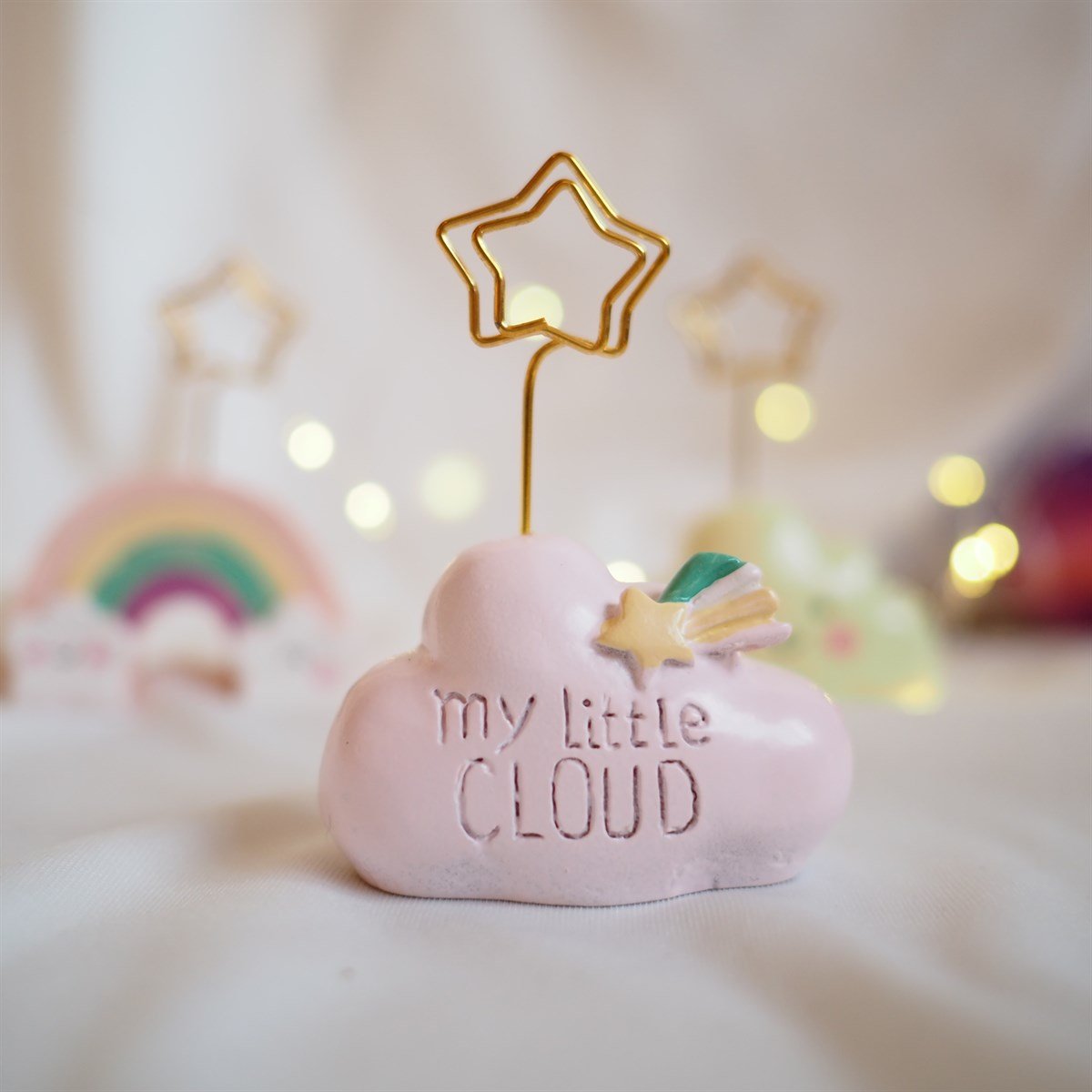 Bulut ve Gökkuşağı Tasarımlı Not Tutucu Seçenekleri