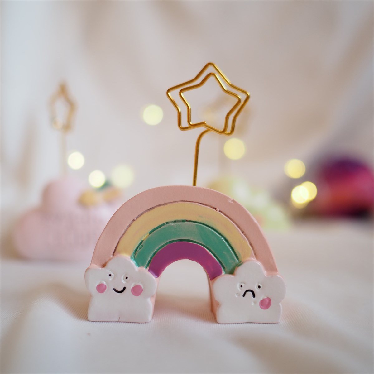 Bulut ve Gökkuşağı Tasarımlı Not Tutucu Seçenekleri