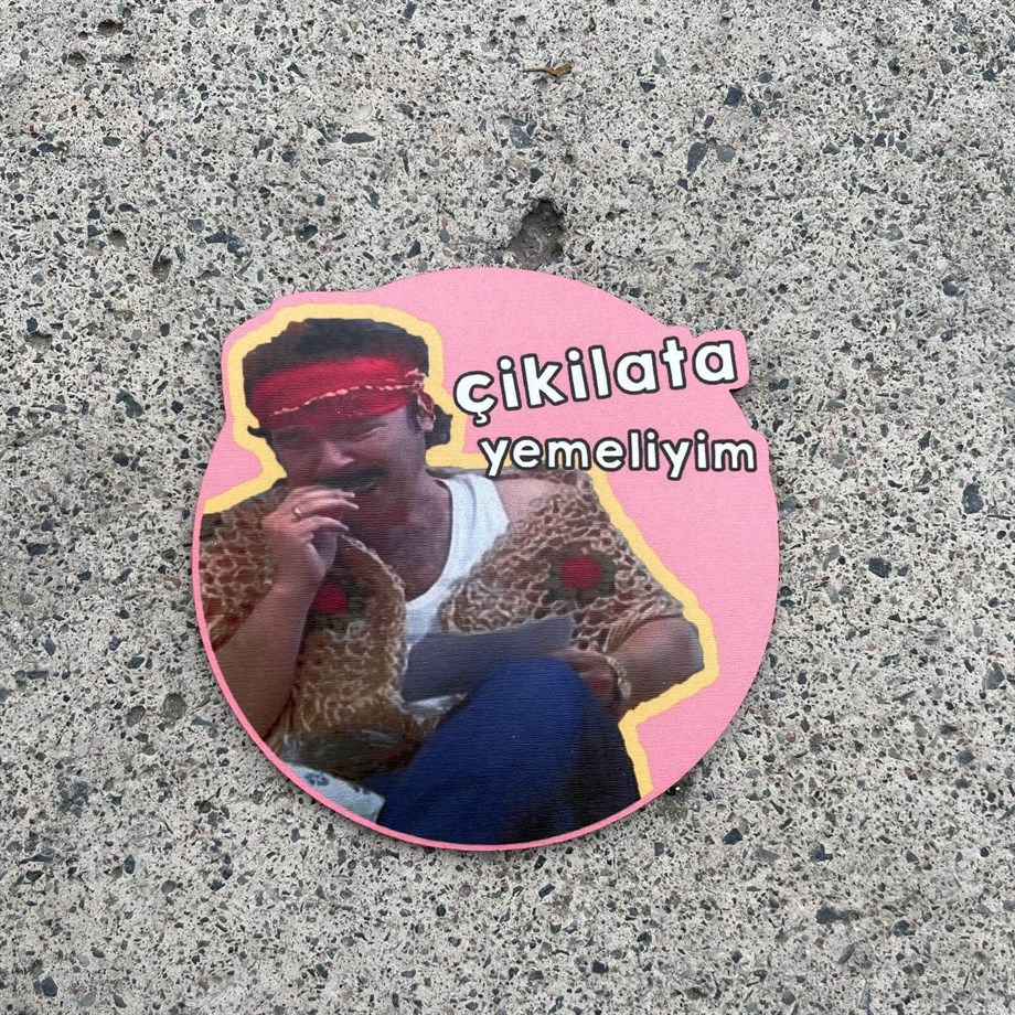 Burhan Altıntop Çikilata Yemeliyim Bardak Altlığı