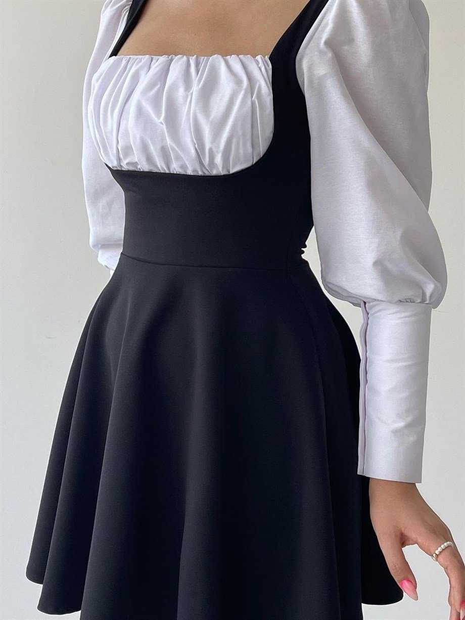 Büzgü Yakalı Princess Lolita Elbise
