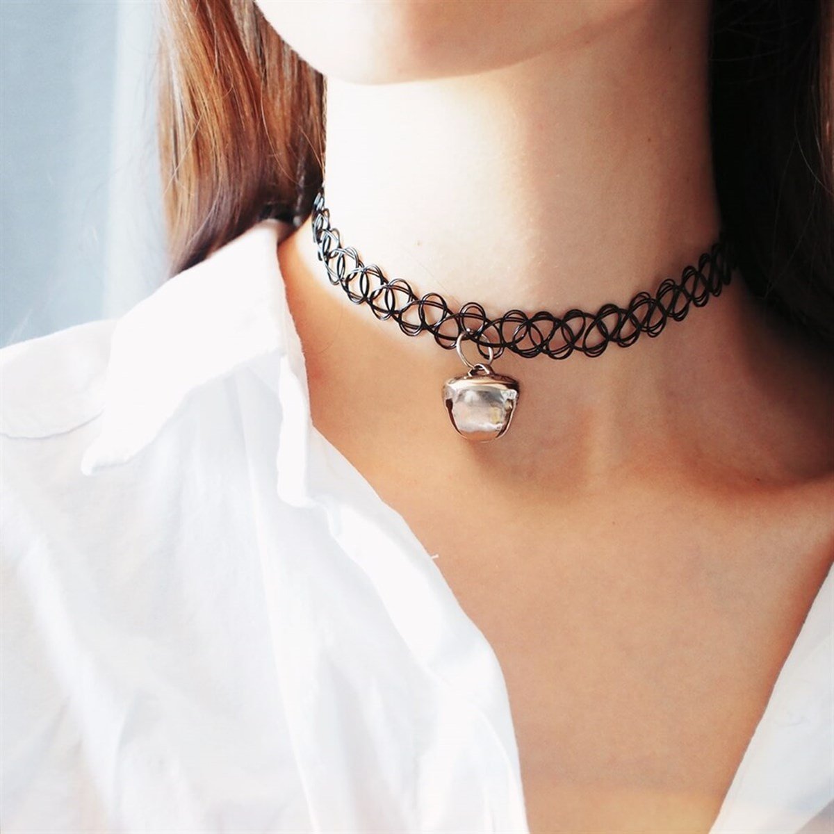 Çanlı Choker Kolye Kedi Cosplay