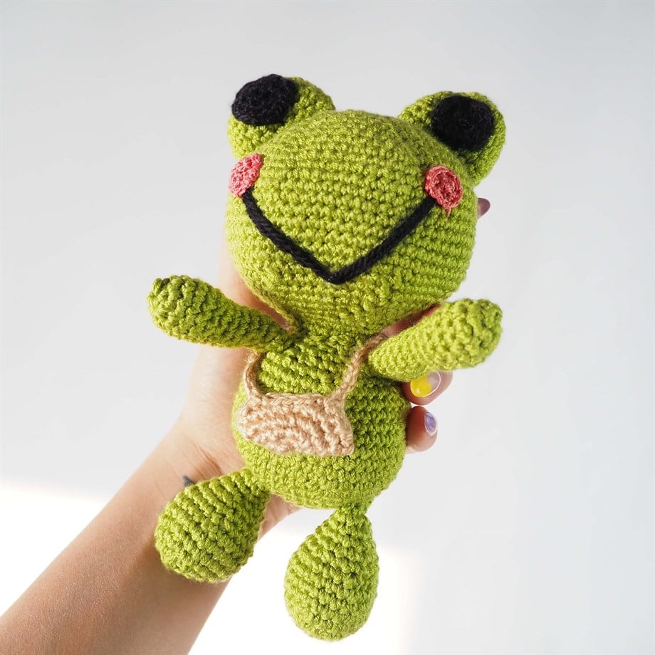 Çantalı Kurbağa I Handmade