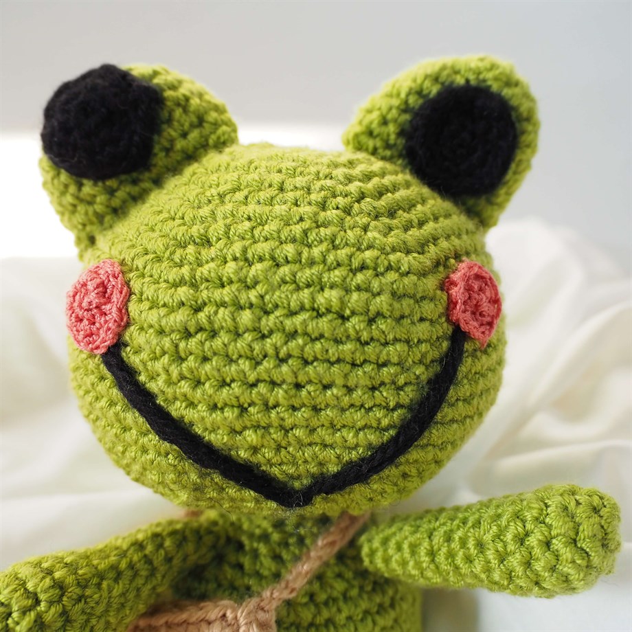 Çantalı Kurbağa I Handmade