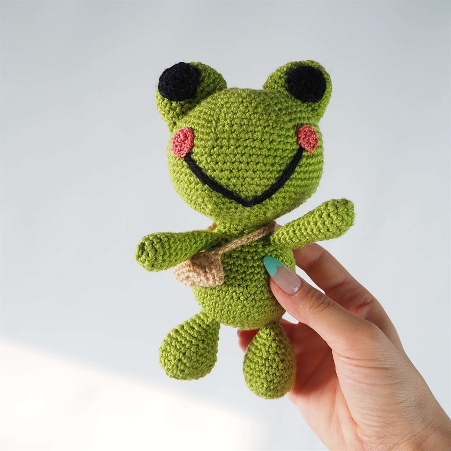 Çantalı Kurbağa I Handmade