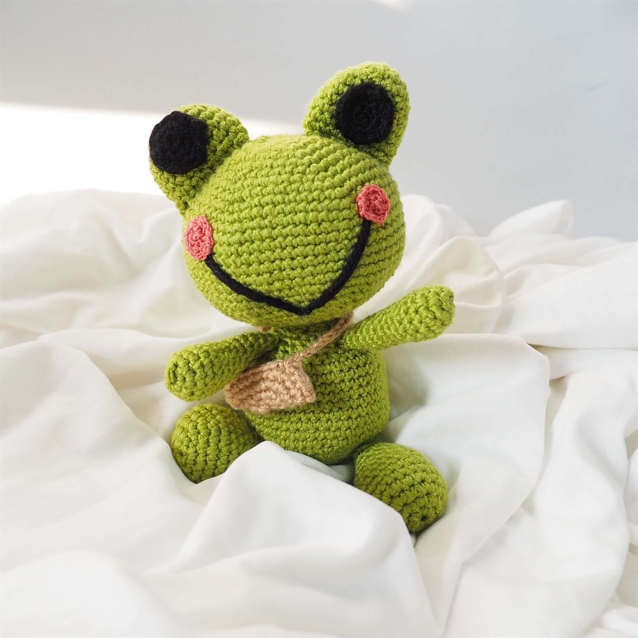 Çantalı Kurbağa I Handmade