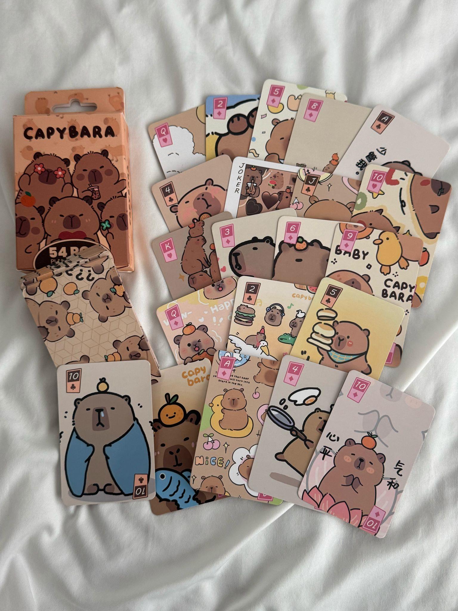 Capybara İskambil Poker Kartı