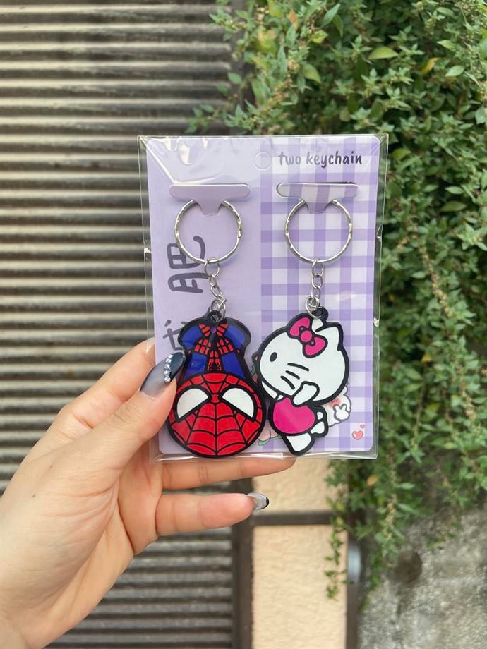 Cat and Spider 2li Anahtarlık