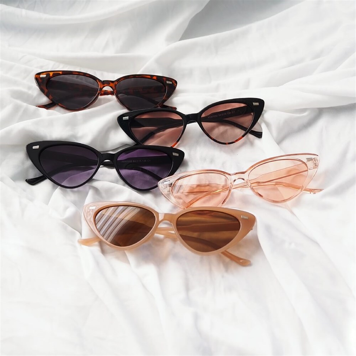 Cat Eye Black Purple Güneş Gözlüğü