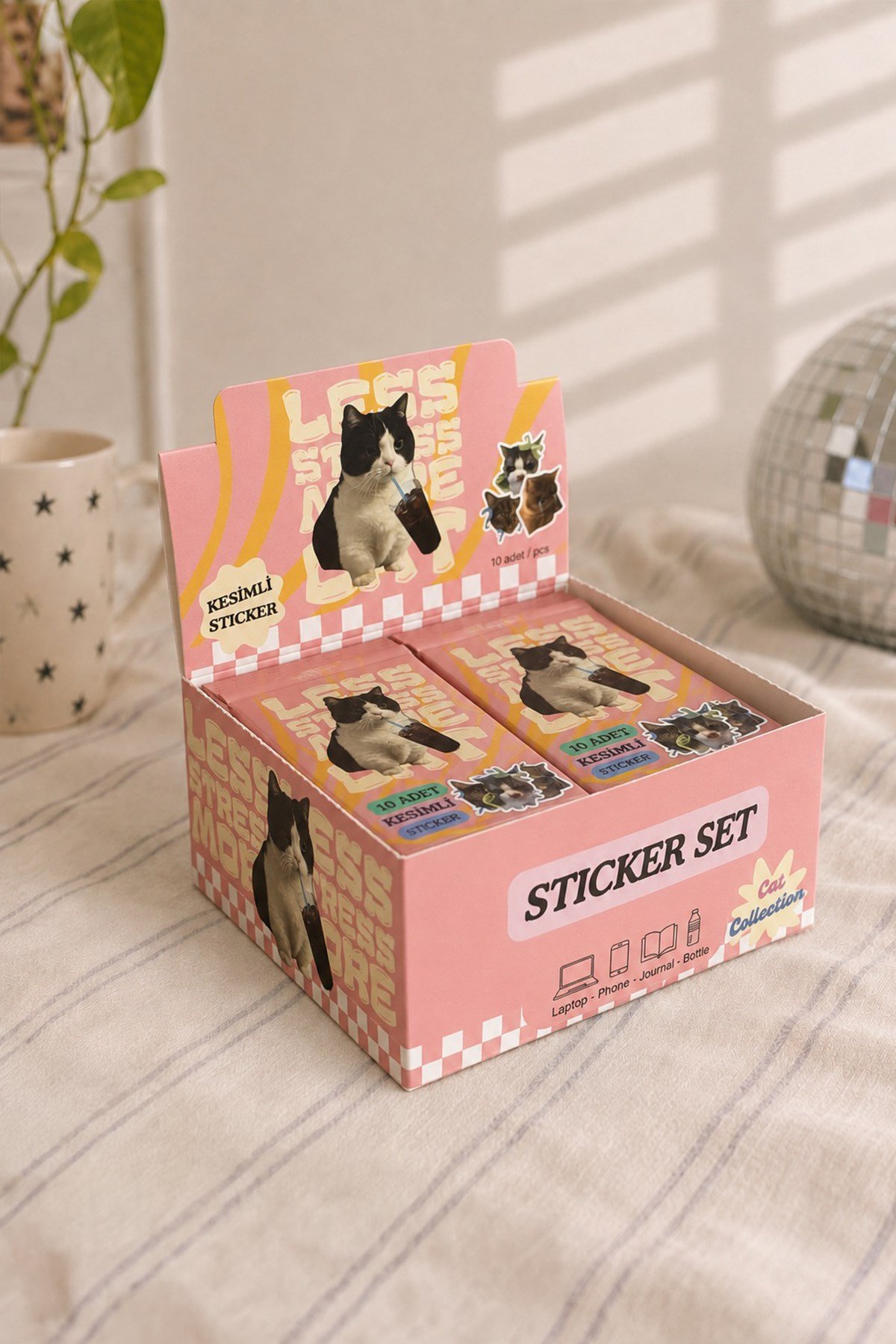 Cat Sticker Pack Flw