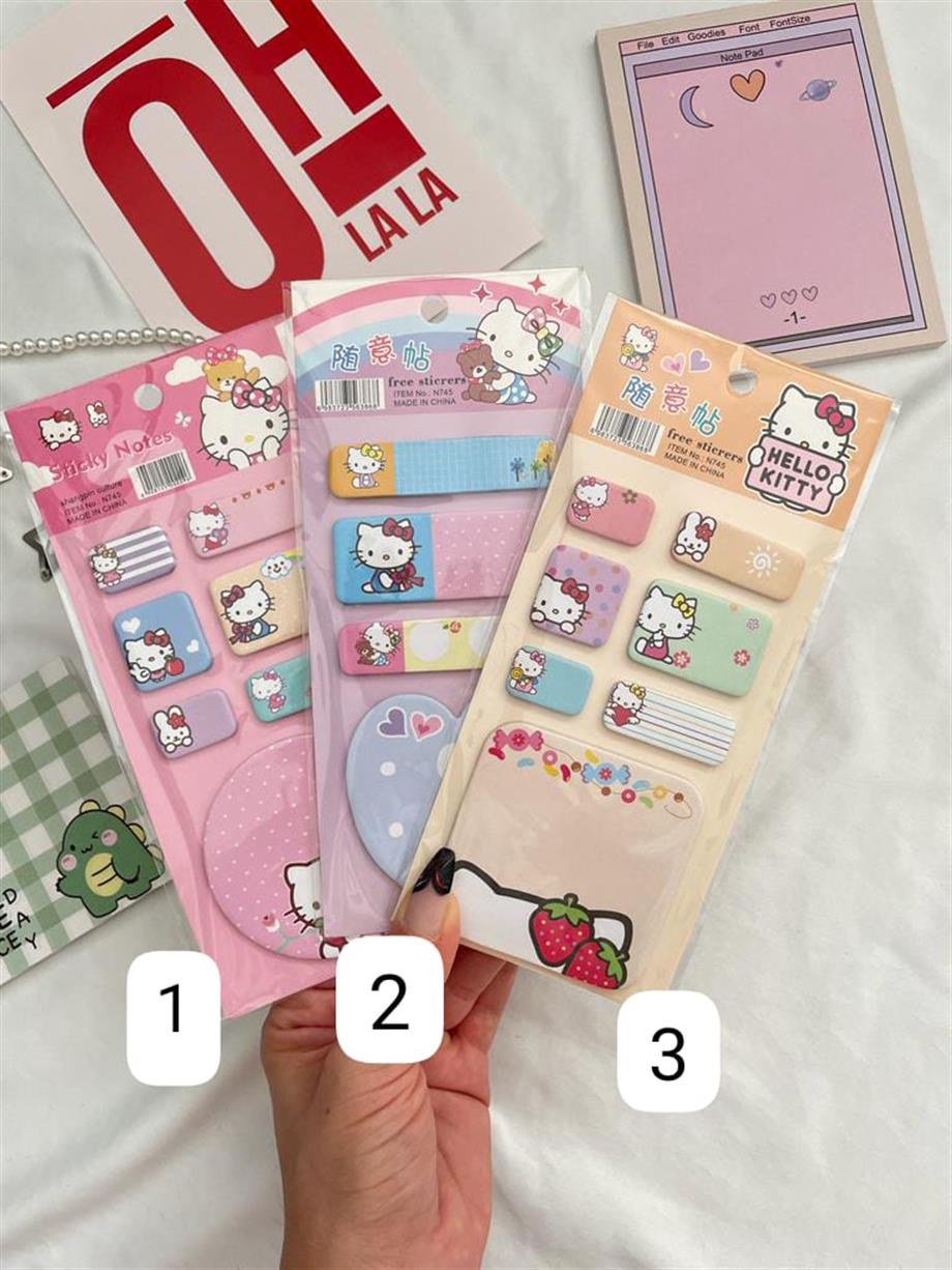 Cat Sticky Notes Postit Seti