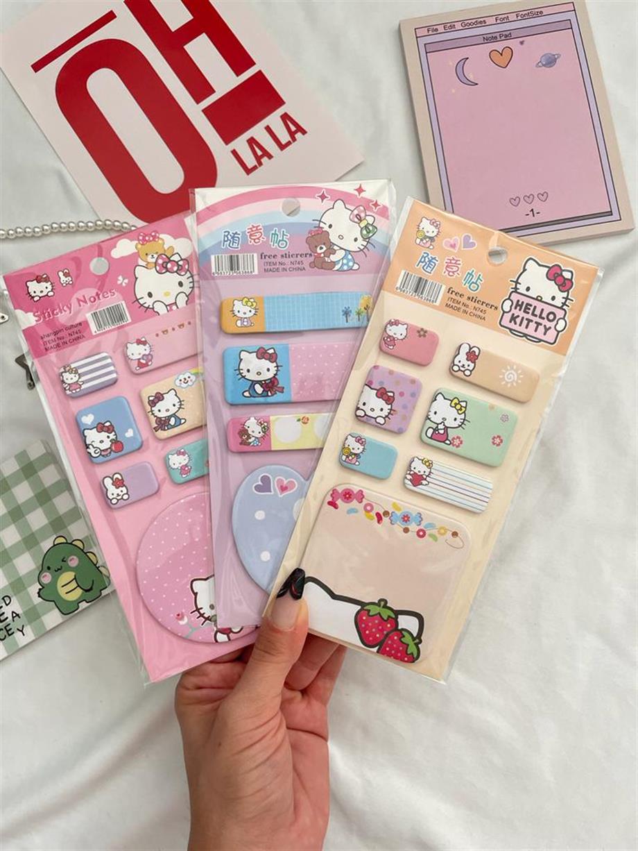 Cat Sticky Notes Postit Seti