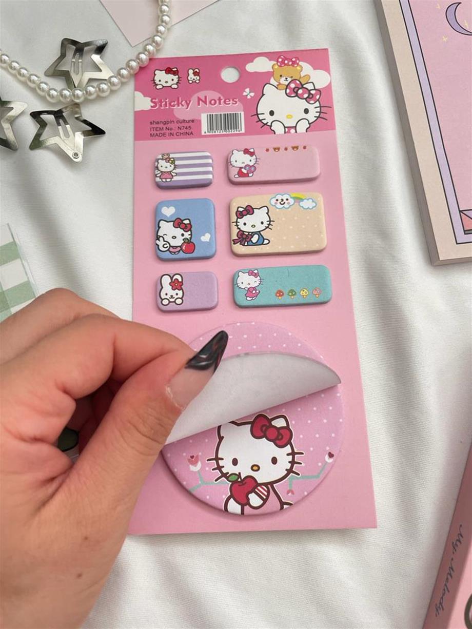 Cat Sticky Notes Postit Seti