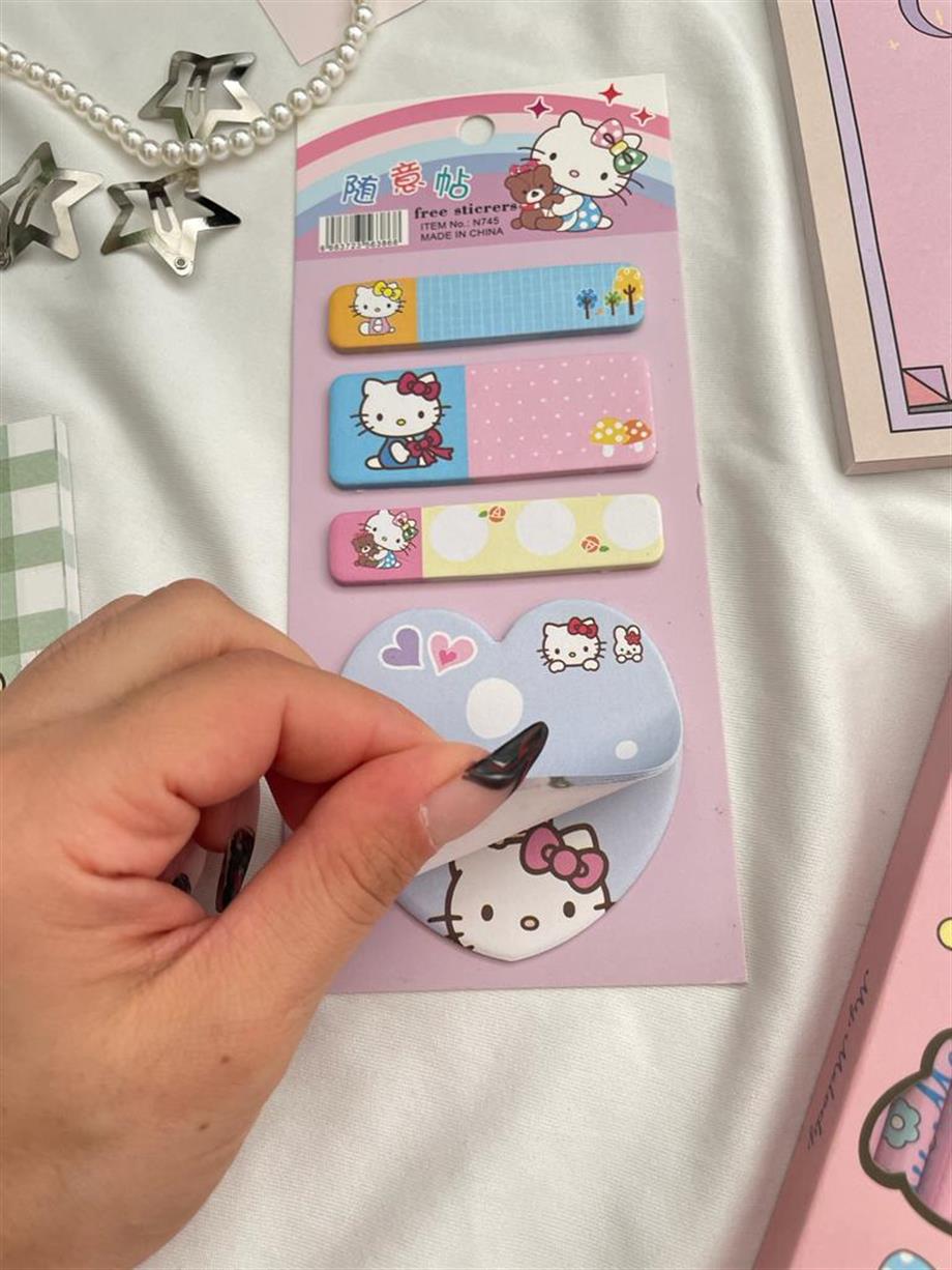 Cat Sticky Notes Postit Seti