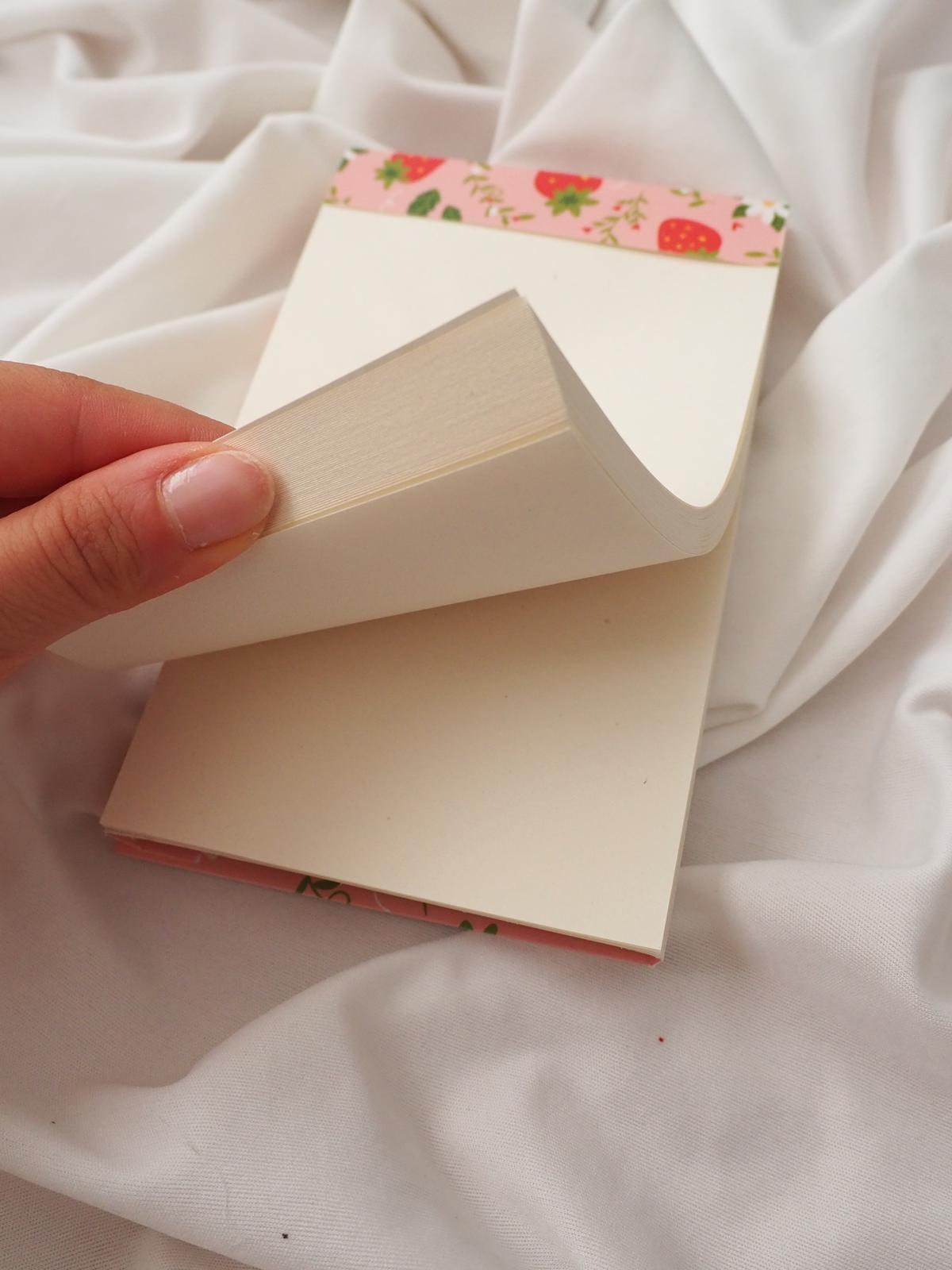 Çilek Zarf Tasarımlı Defter 