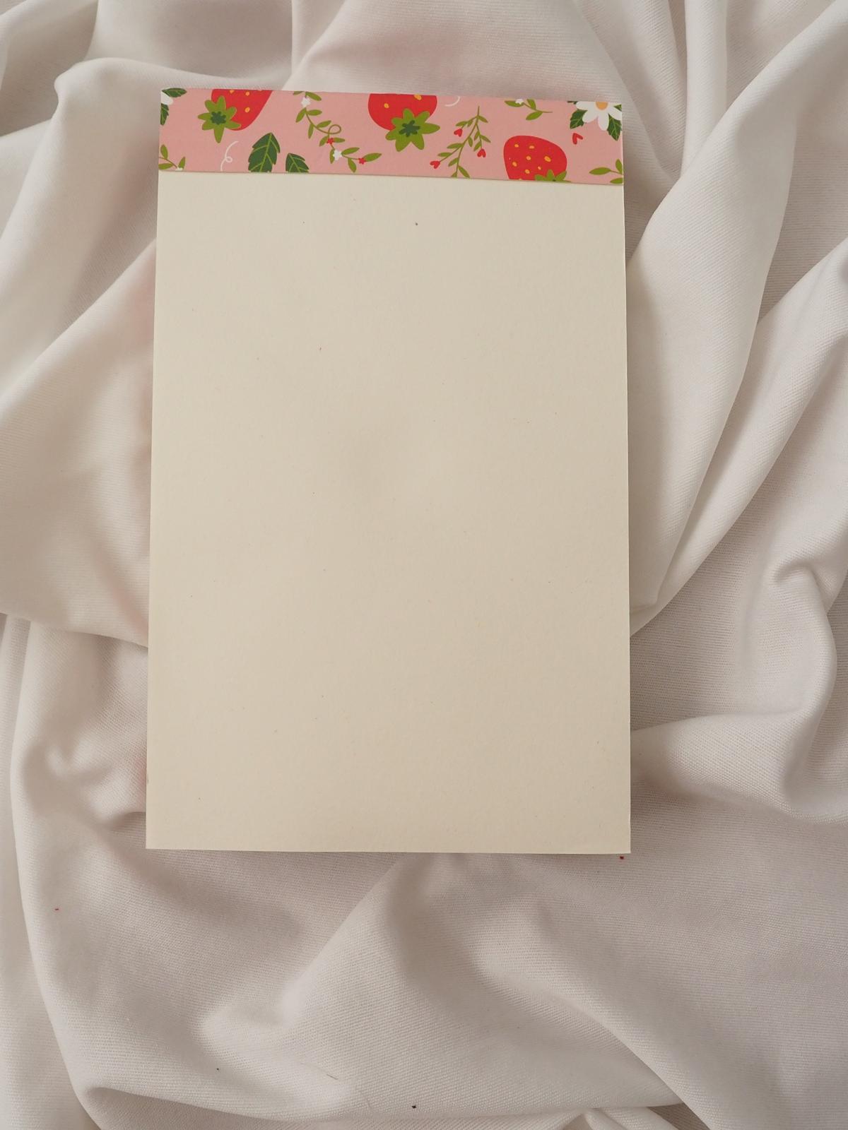 Çilek Zarf Tasarımlı Defter 