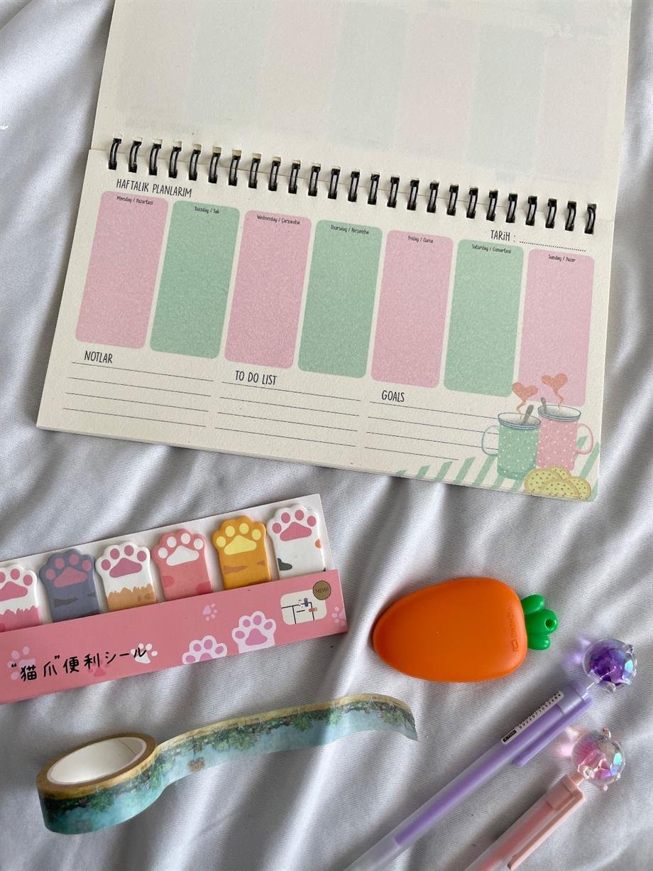 Coffee Love Spiralli Planlayıcı Defter
