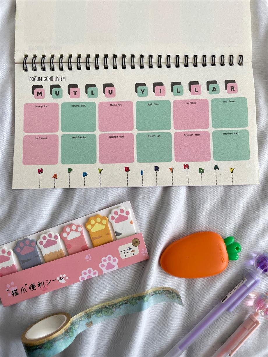 Coffee Love Spiralli Planlayıcı Defter