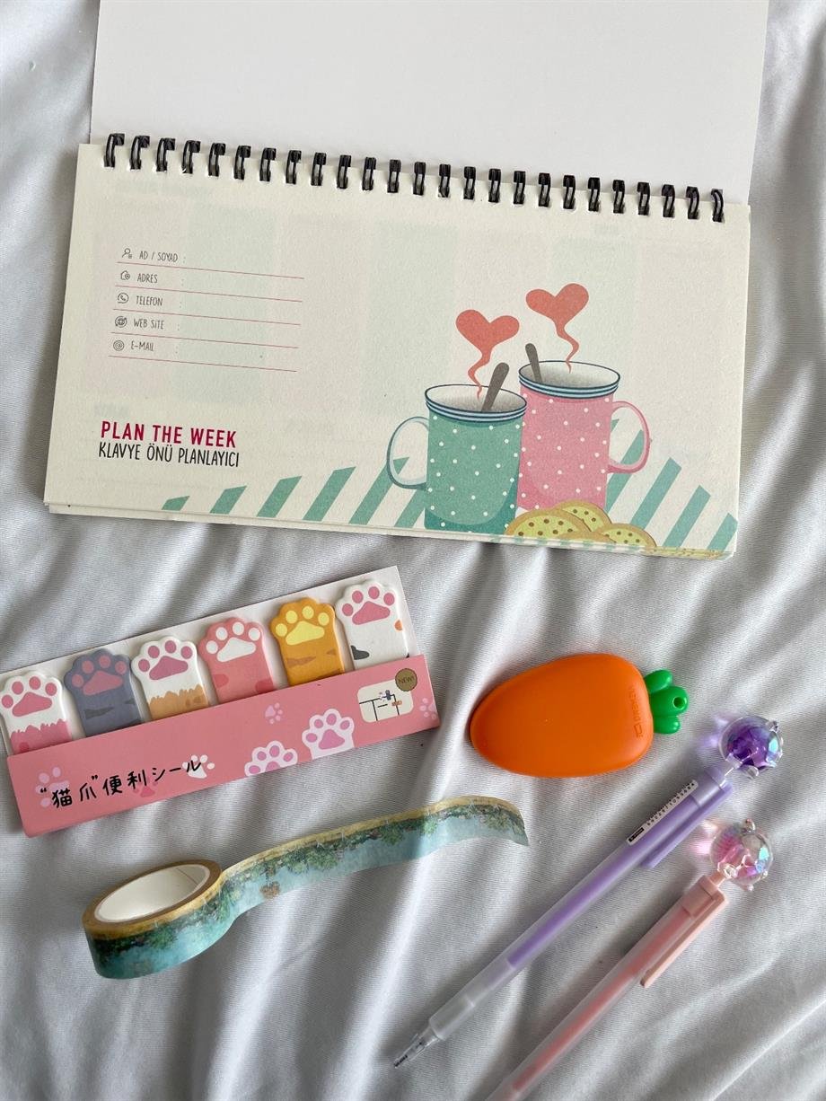 Coffee Love Spiralli Planlayıcı Defter