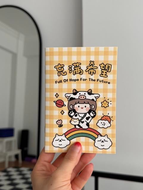 Cow Girl Mini Çizgisiz Defter